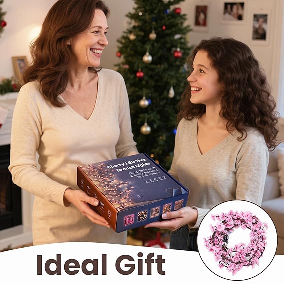 Cherry LED Tree Branch Lights for Wall