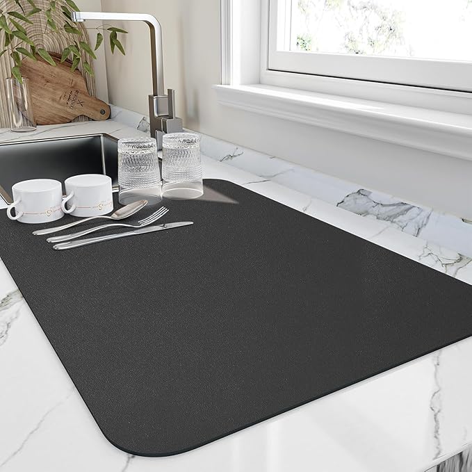 Dish Drying Mat Large – Water Absorbing Mat for Kitchen