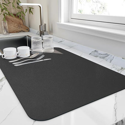 Dish Drying Mat Large – Water Absorbing Mat for Kitchen