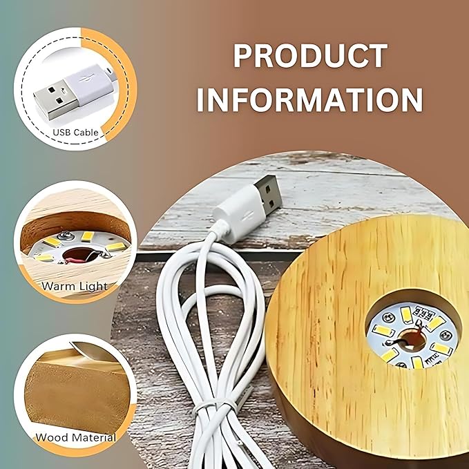 Radha Krishna Swing Crystal Ball Night Lamp