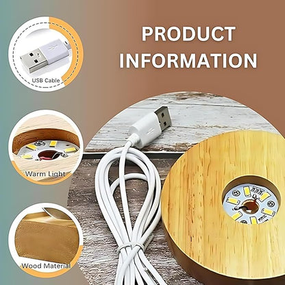 Radha Krishna Swing Crystal Ball Night Lamp