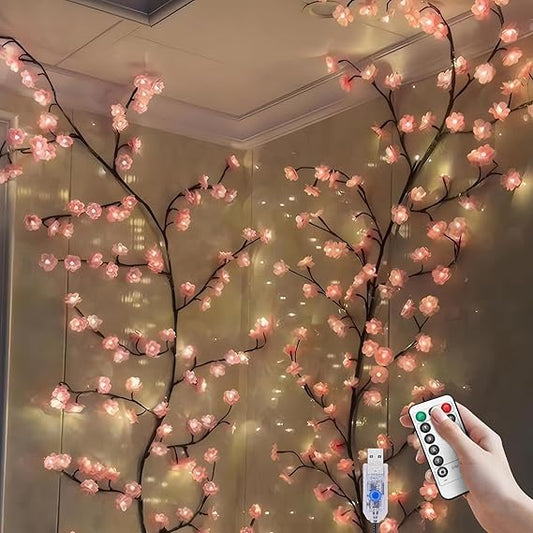 Cherry LED Tree Branch Lights for Wall
