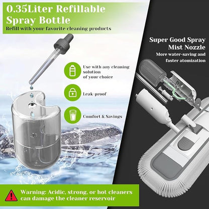 360° Rotating Spray Mop for Floor Cleaning