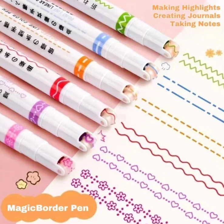 Magic Border Pen (Buy 6 Pens Get 6 Free)