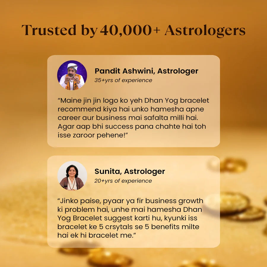 Dhan Yog Bracelet (Lab Certified)